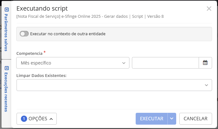 executando