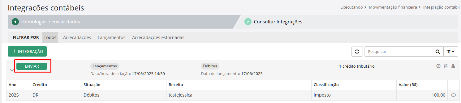 executando