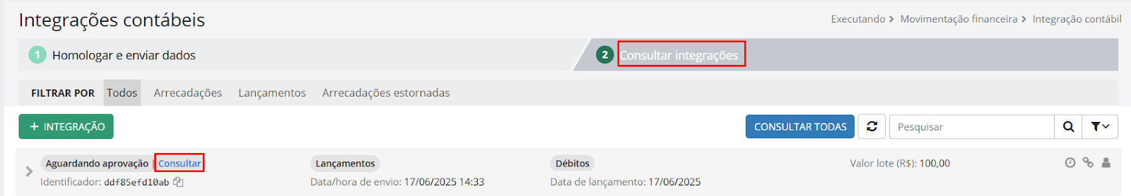 executando