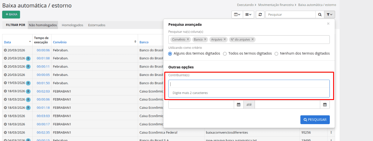 executando