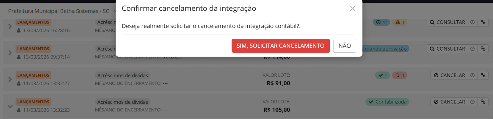 executando