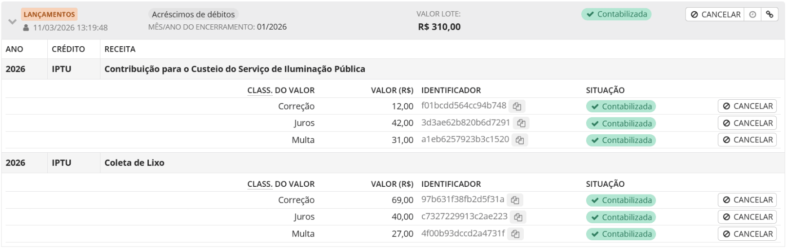 executando