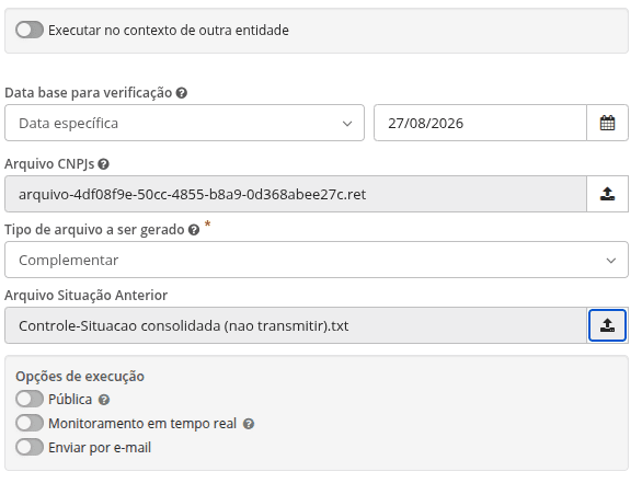executando